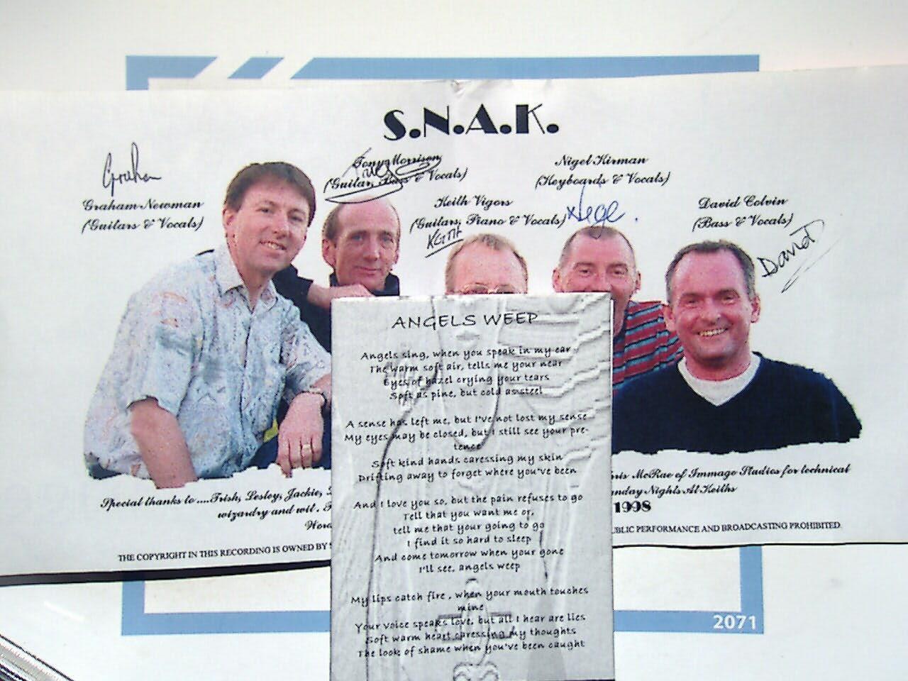 S.N.A.K.	Initial Immage CD Mint Signed