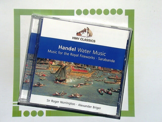 Sir Roger Norrington Alexander Briger	Handel Water Music  CD Mint