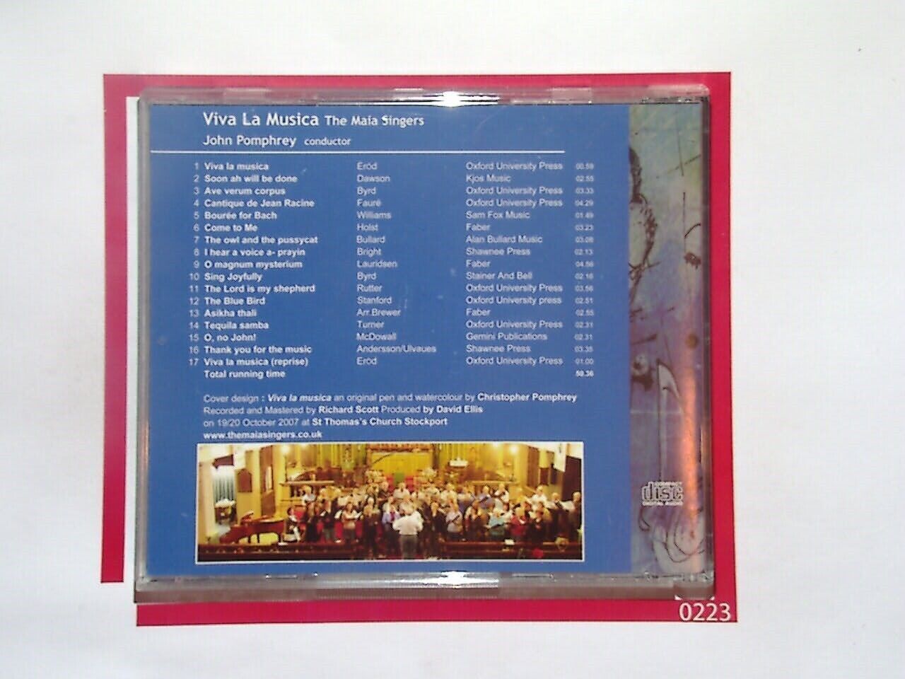 The Maia Singers Conducted by John Pomphry	Viva La Musica CD Mint