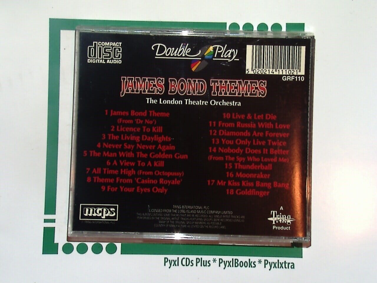 The London Theatre Orchestra - James Bond Themes CD Nr Mint