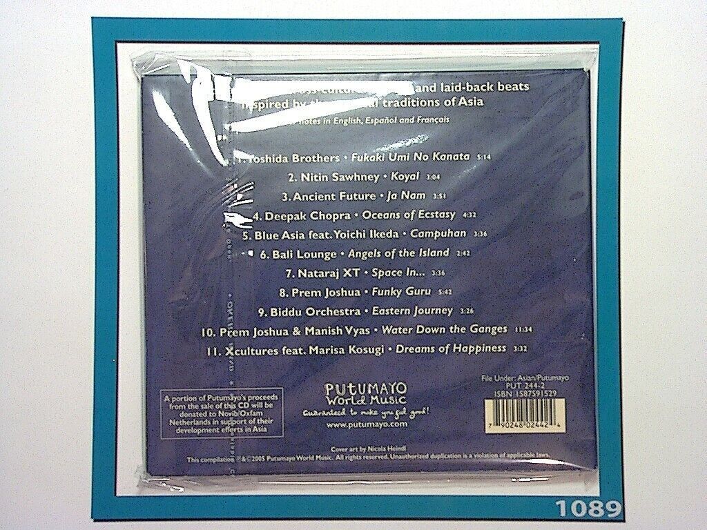 Putumayo Presents	Asian Lounge CD Mint (Gift Option)*