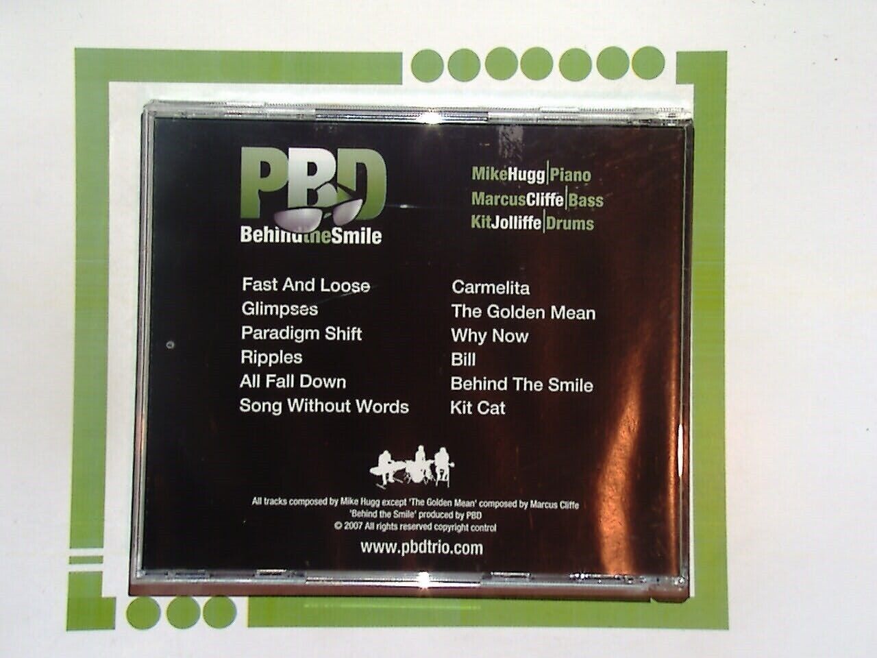 PBD	Behind The Smile  CD  VGC Signed