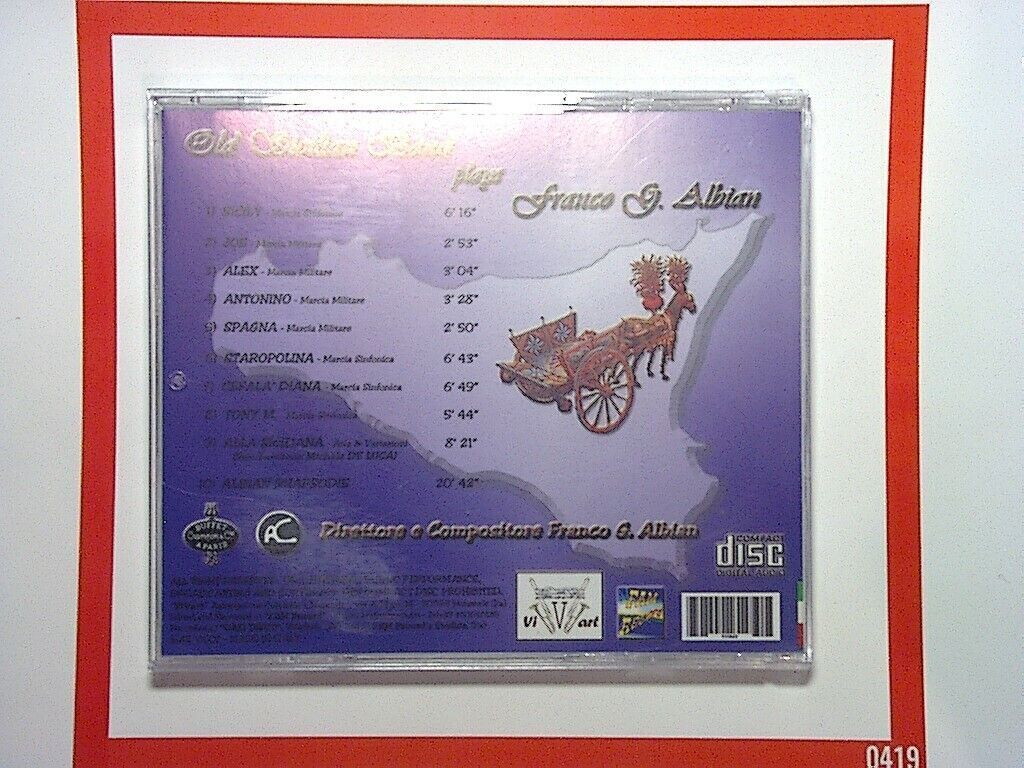 Old Sicillian Band 	 - Plays Franco G. Albian CD Mint