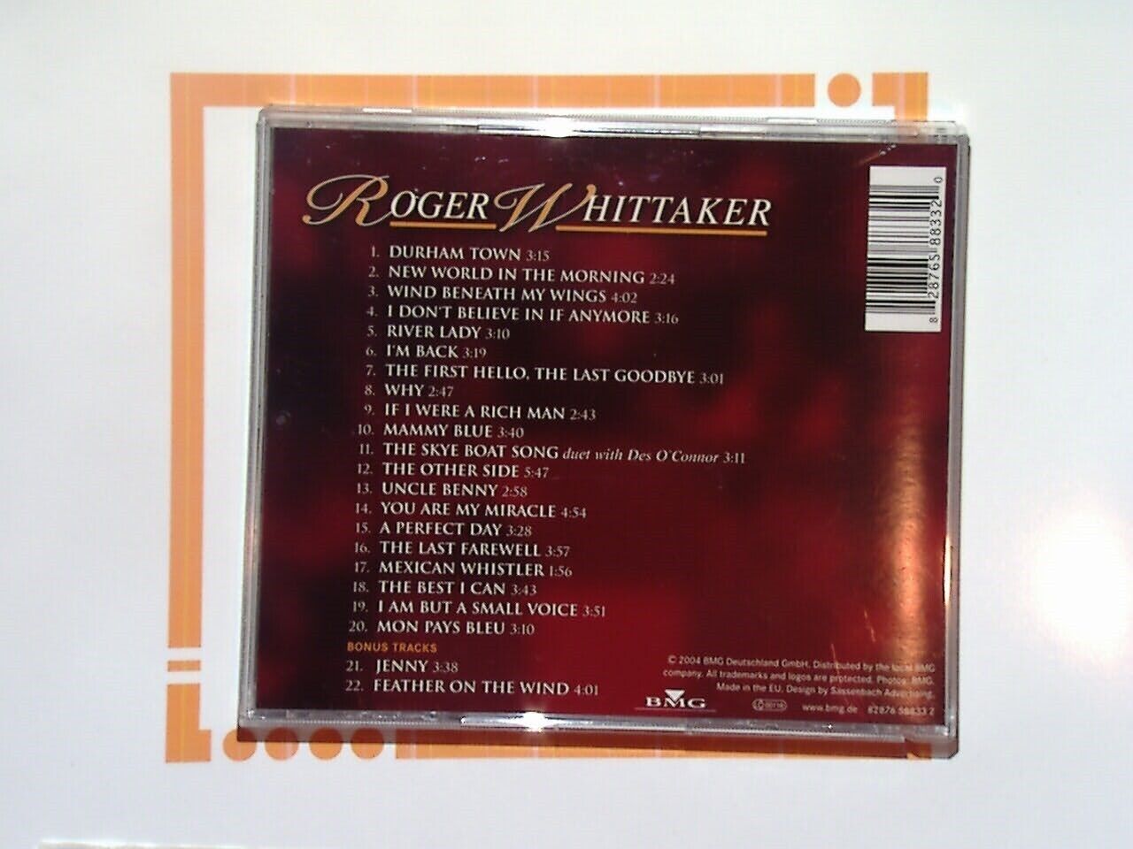 Roger Whittaker	Now & Then - Greatest Hits 1964 - 2004 CD  Mint