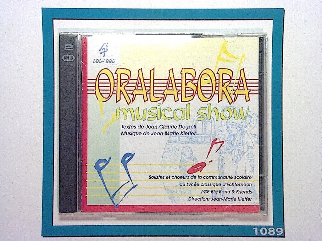 Oralabora	Musical Show 2CD Mint  Jean-Marie Kieffer Jean-Claude Degrell