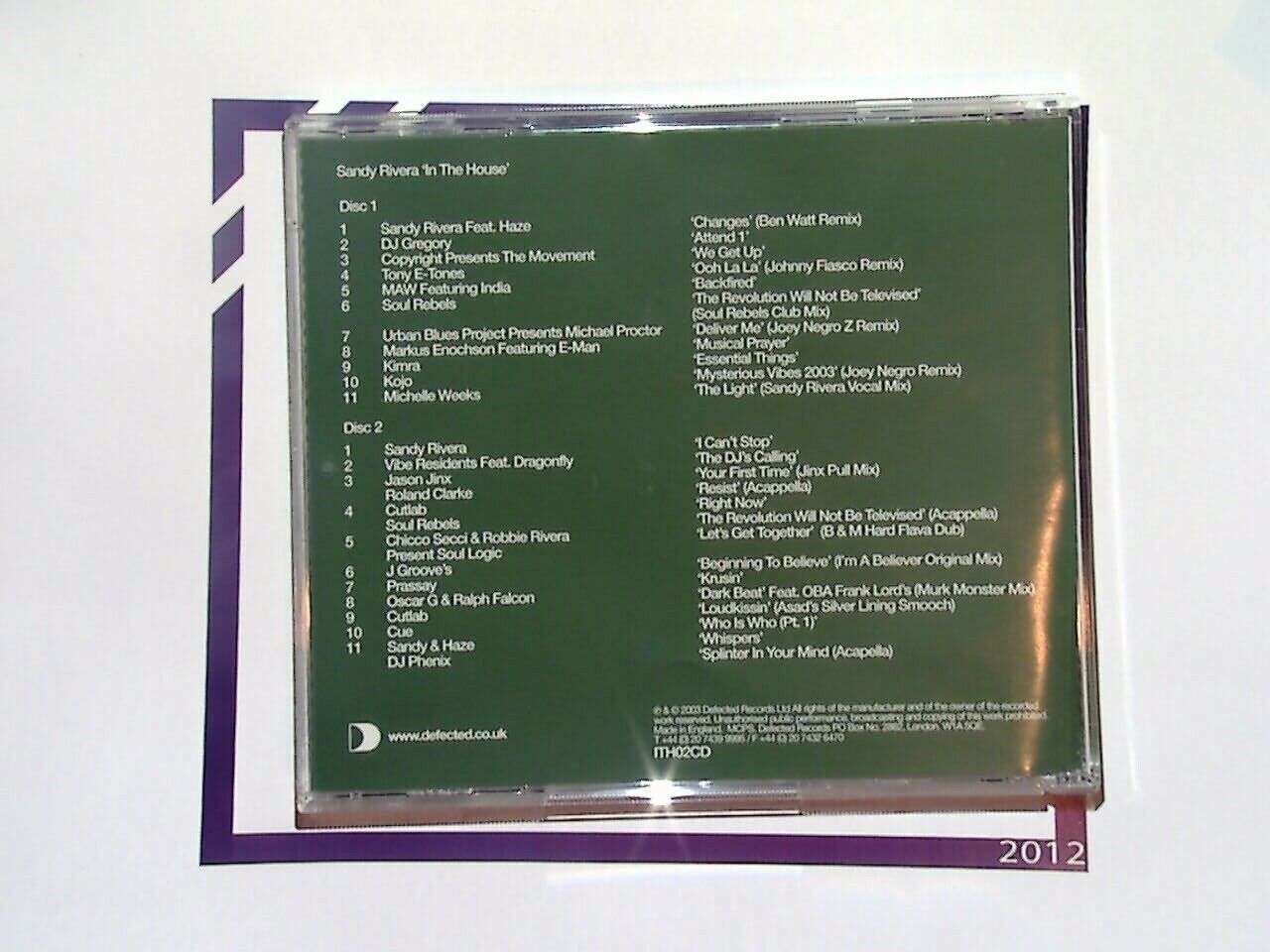 Sandy Rivera In The House 2CD Mint