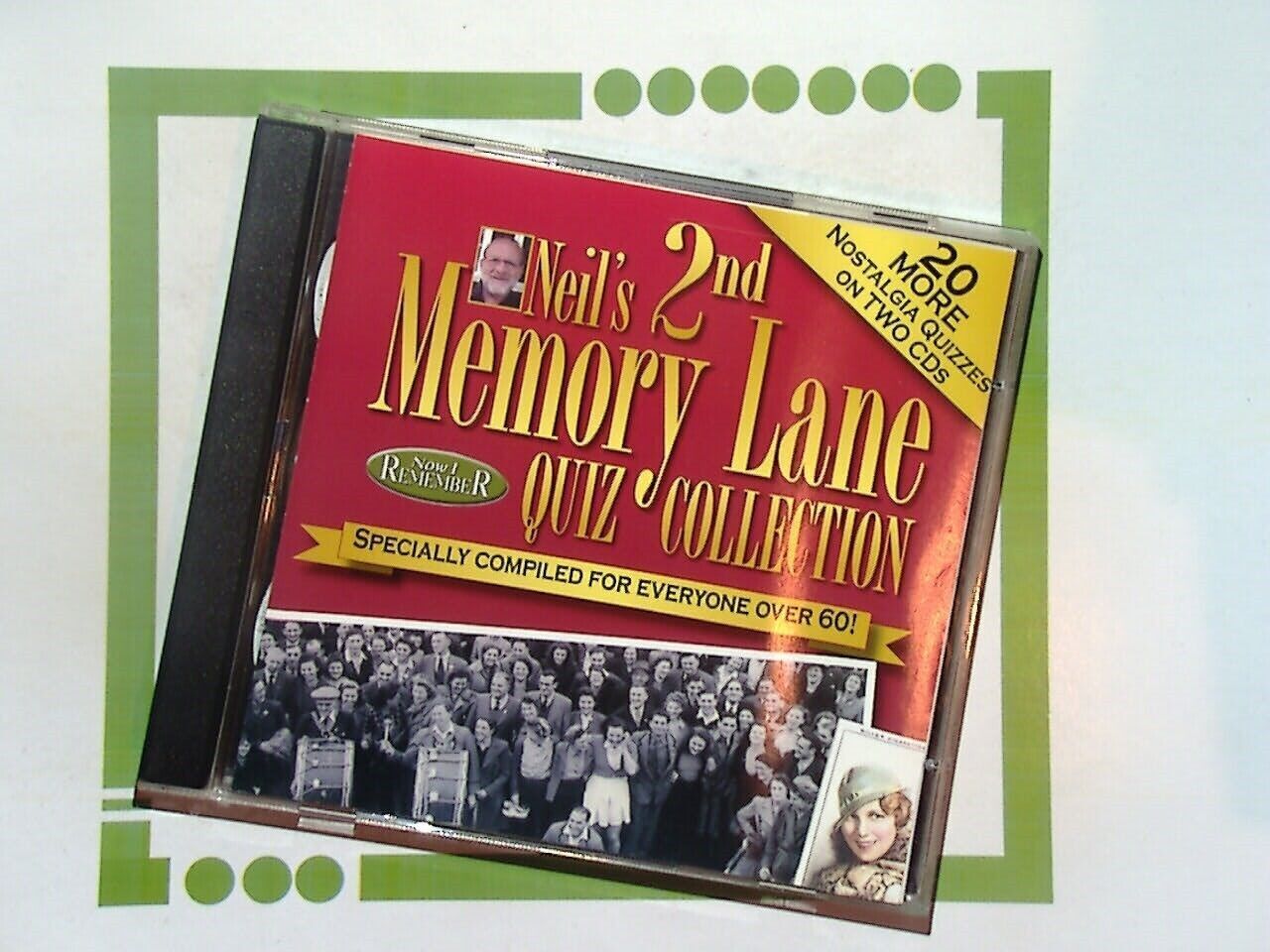 Neil's 2nd memory Lane Quiz Collection For Over 60s Audio 2CD  Mint