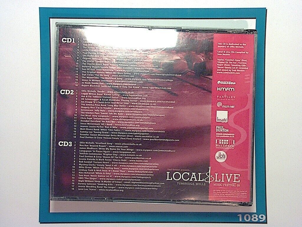 Tunbridge Wells Music Festival 09	Local & Live 3CD Mint (Gift Option)*