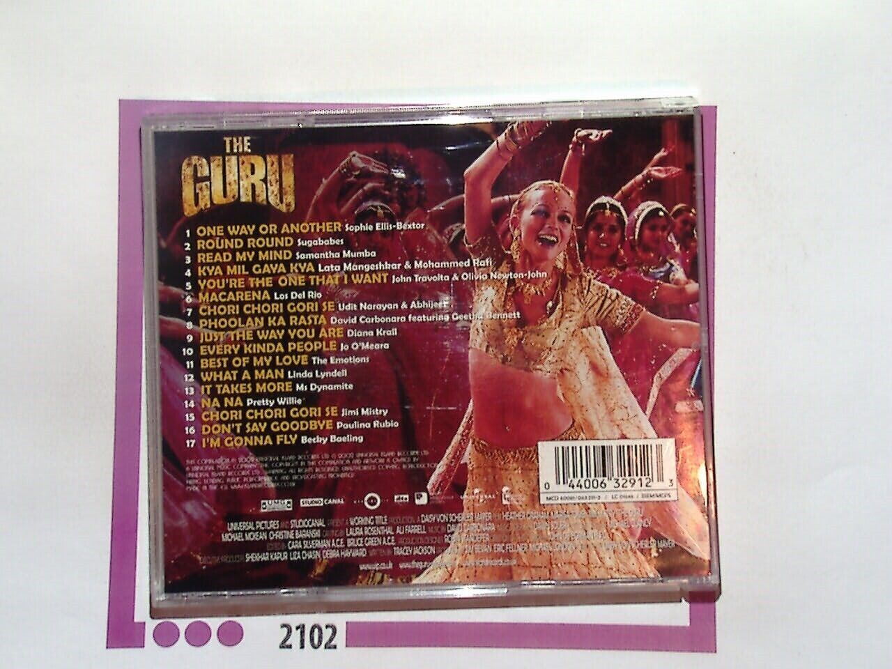 The Guru: Original Soundtrack CD VGC
