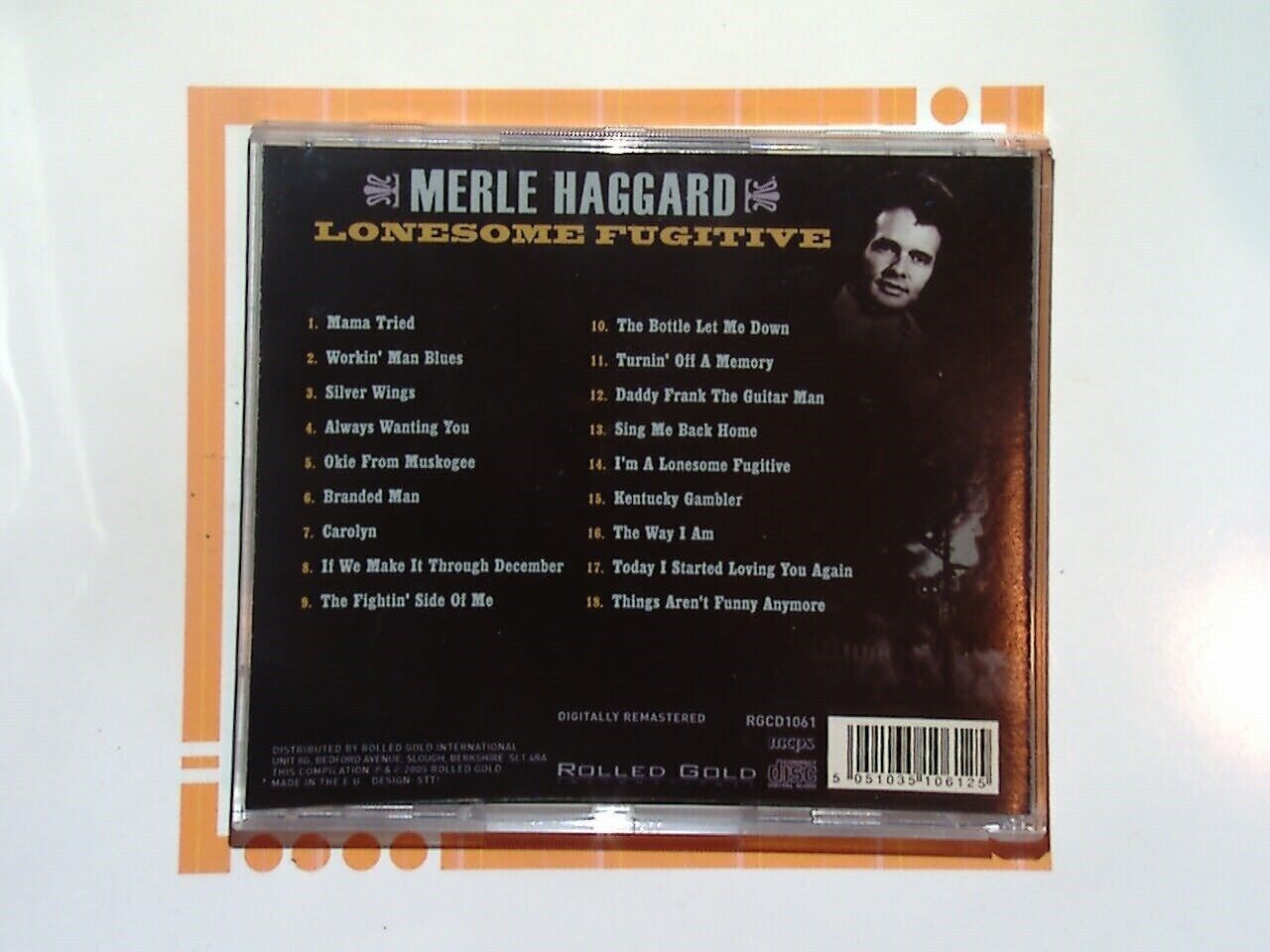 Merle Haggard	Lonesome Fugitive CD  Mint