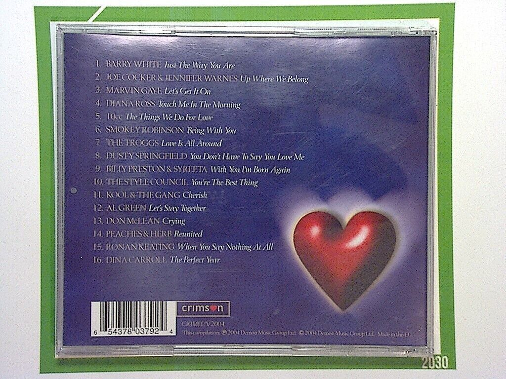 Various Artists	It's Love: 16 Romantic Classics CD Nr Mint