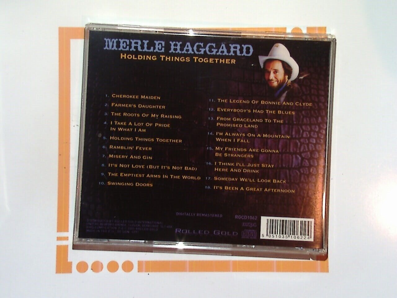 Merle Haggard	Holding Things Together CD  Mint
