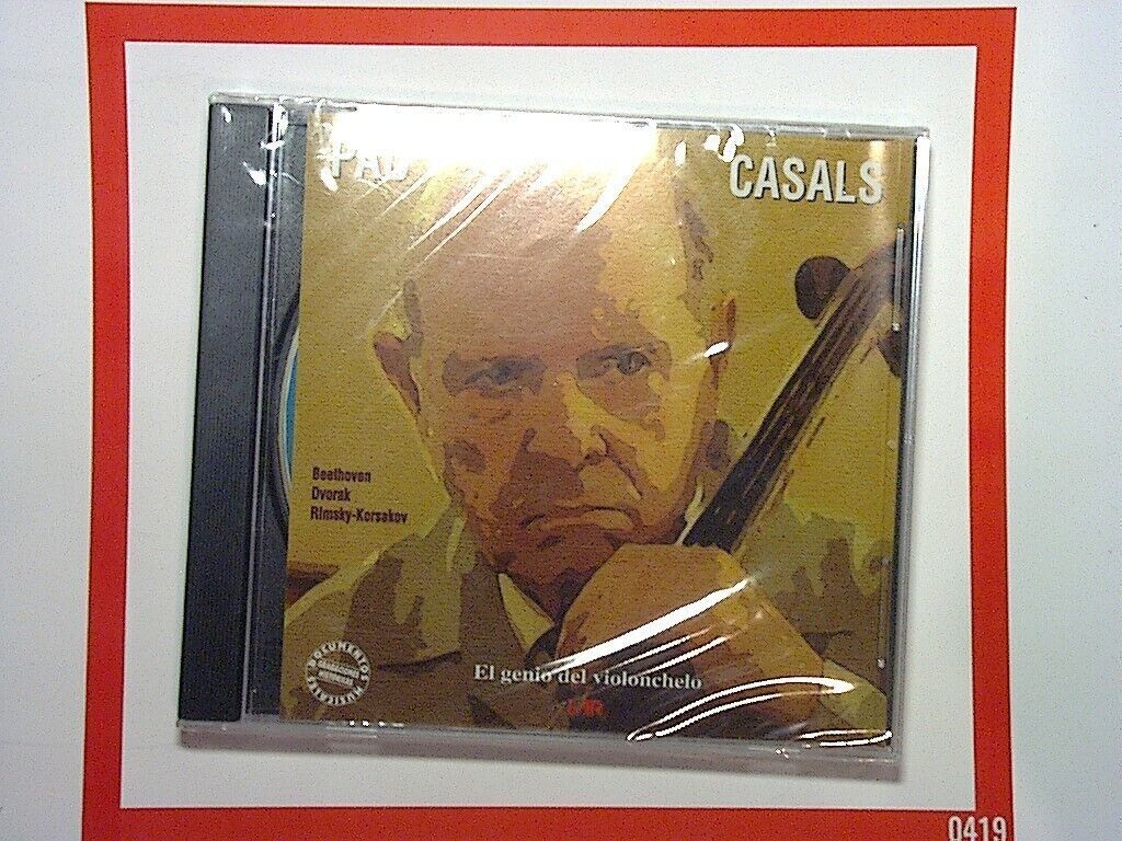 Pau Casals	El Genio Del Violonchelo CD New & factory Sealed