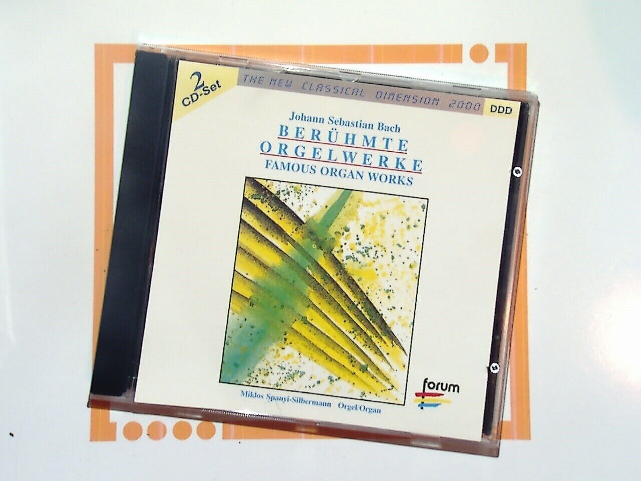 Orgelwerke (Berühmte)	Famous Organ Works Miklos Spanyi-Silbermann 2CD  Mint