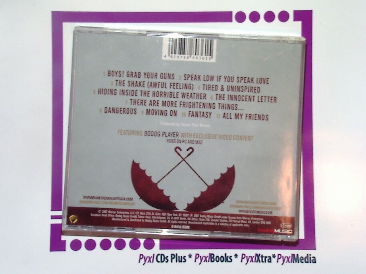 My American Heart	- Hiding Inside The Horrible Weather CD Nr Mint