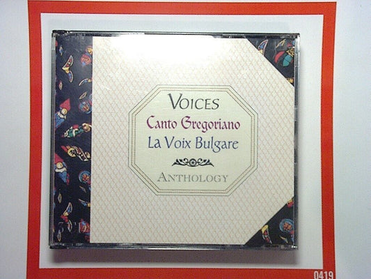 Voices Canto Gregoriano	 - La Voix Bulgare Anthology 3CD Mint