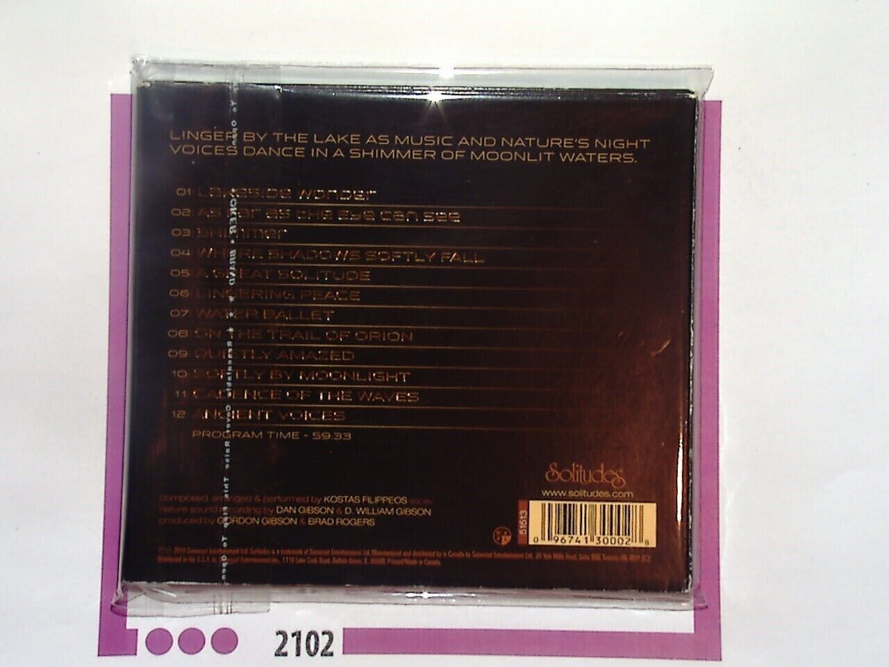 Shimmer	A Solitudes Ambient Experience CD Mint