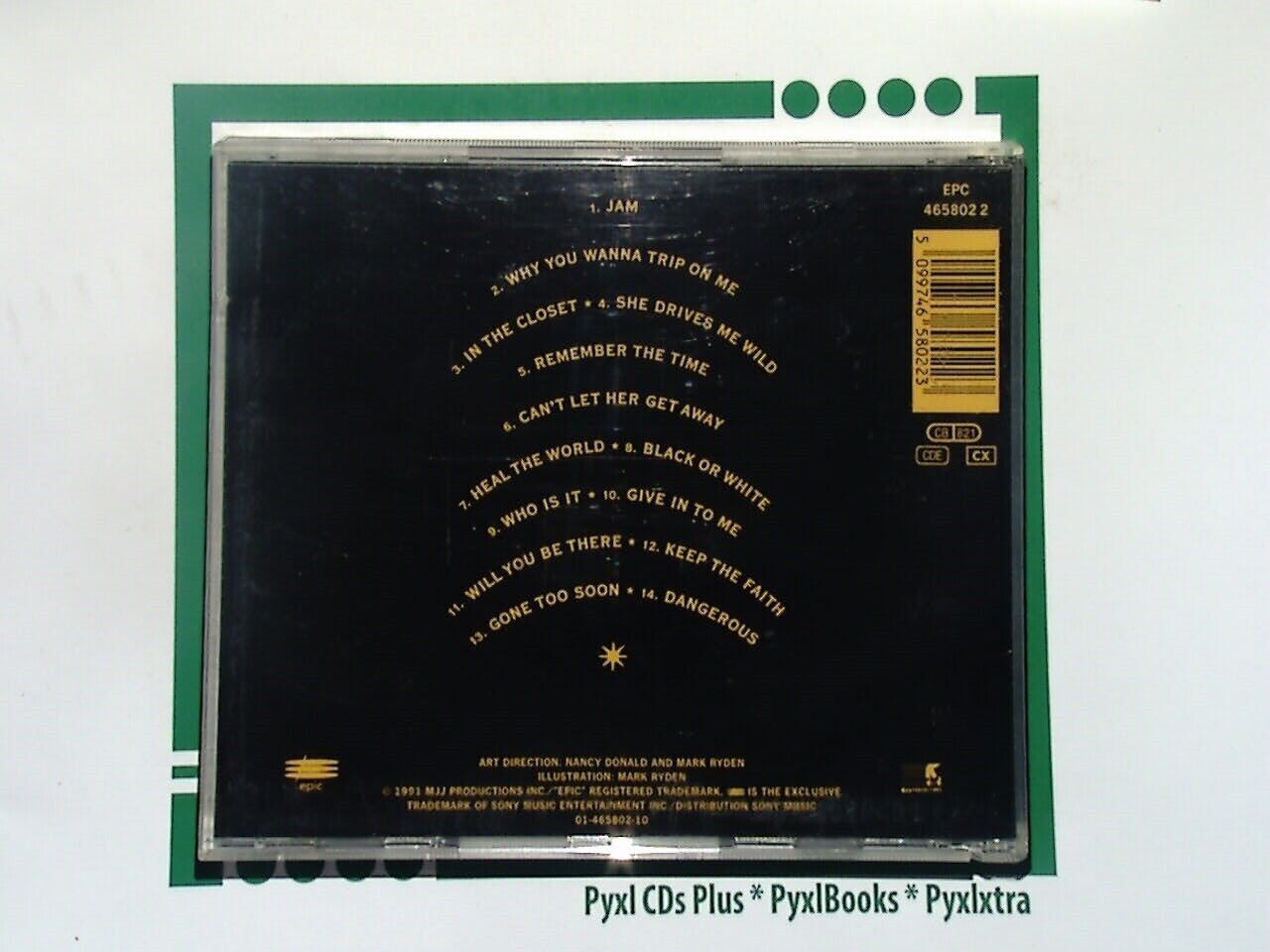 Michael Jackson - Dangerous CD Mint