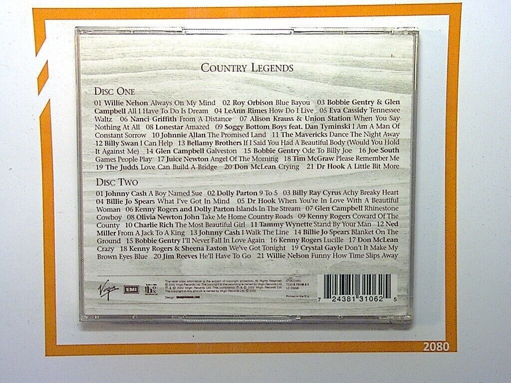 Various Artists -	Country Legends 2CD Mint