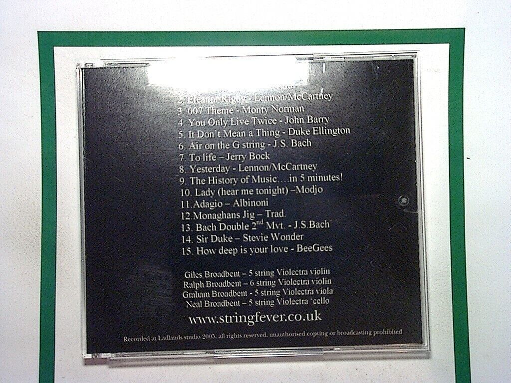 Stringfever  - Complete BML Volume 2 CD Mint