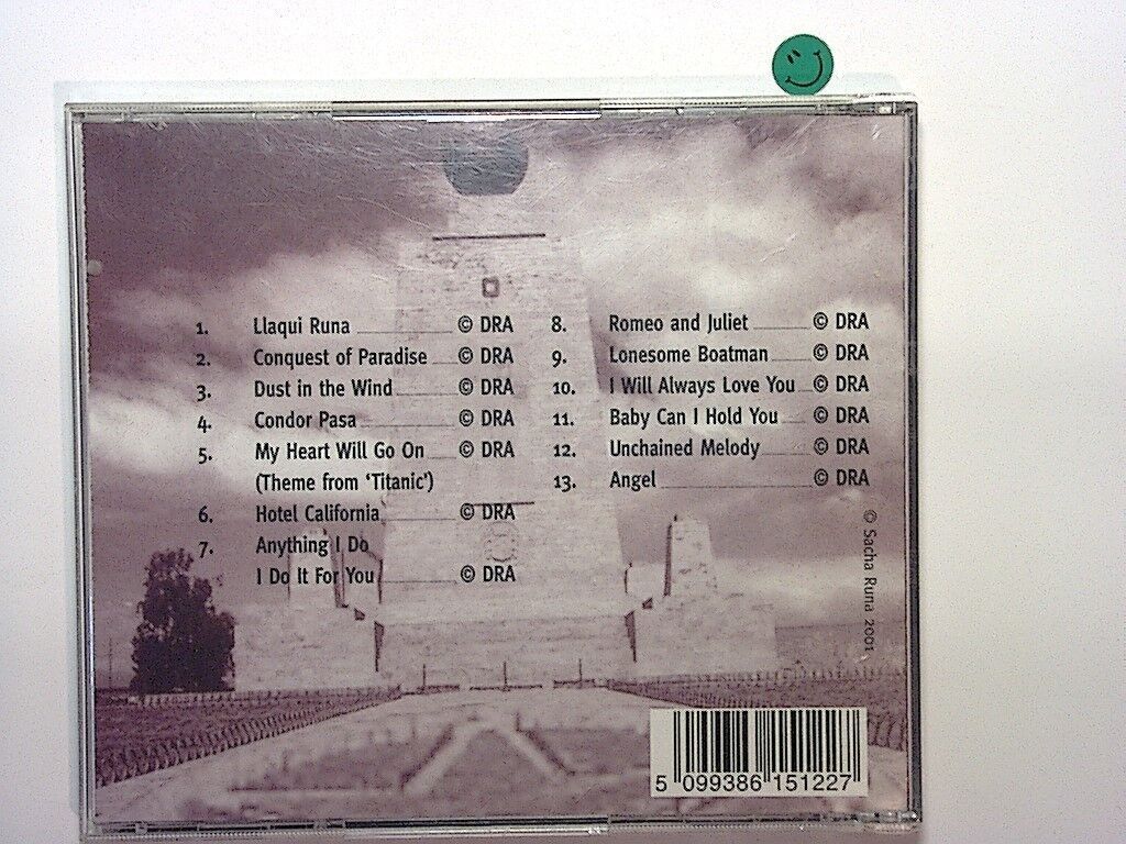 Sacha Runa - Remembrance CD VGC