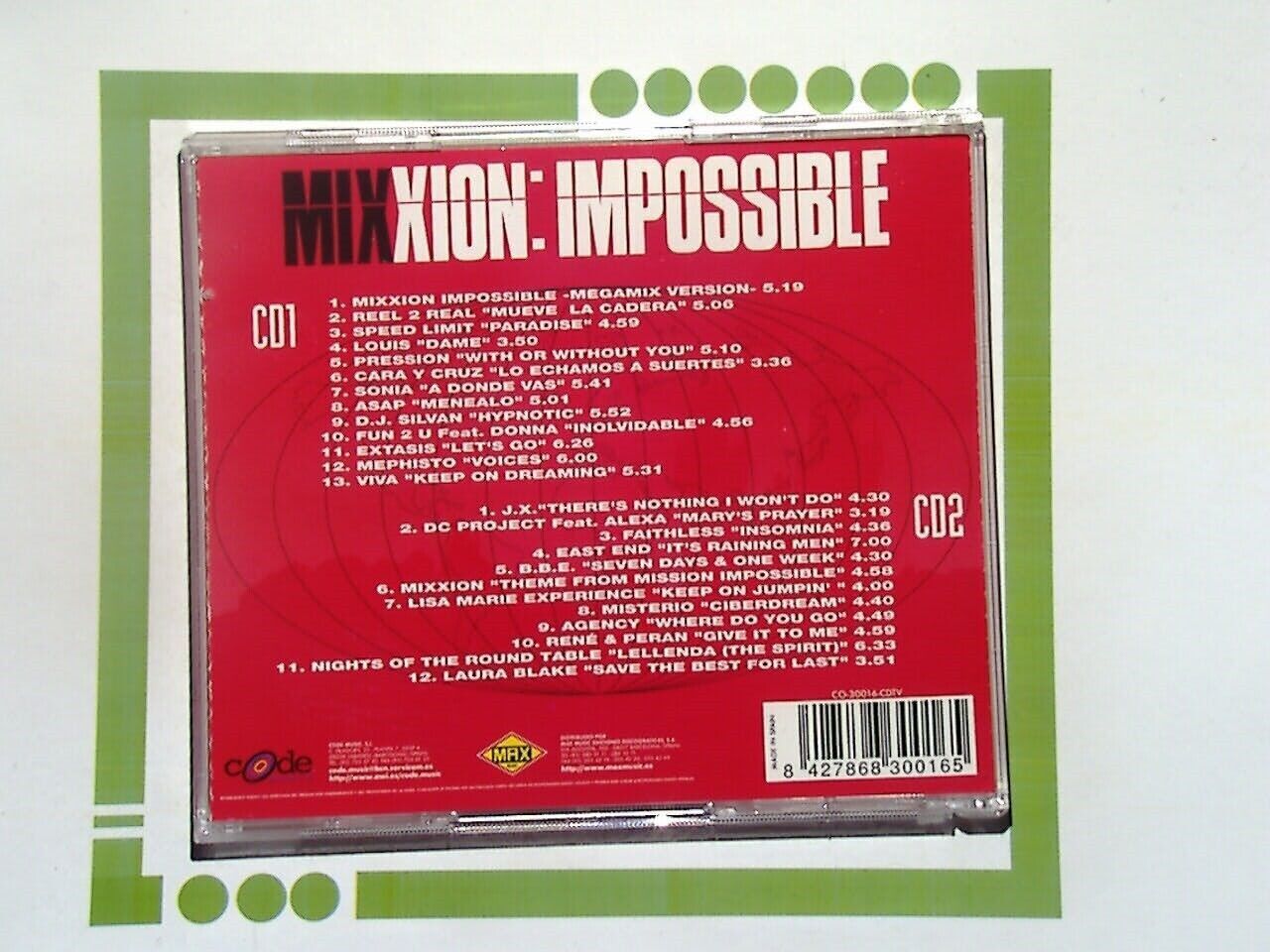 Various - Mixxion Impossible (UK Import) 2CD Nr Mint