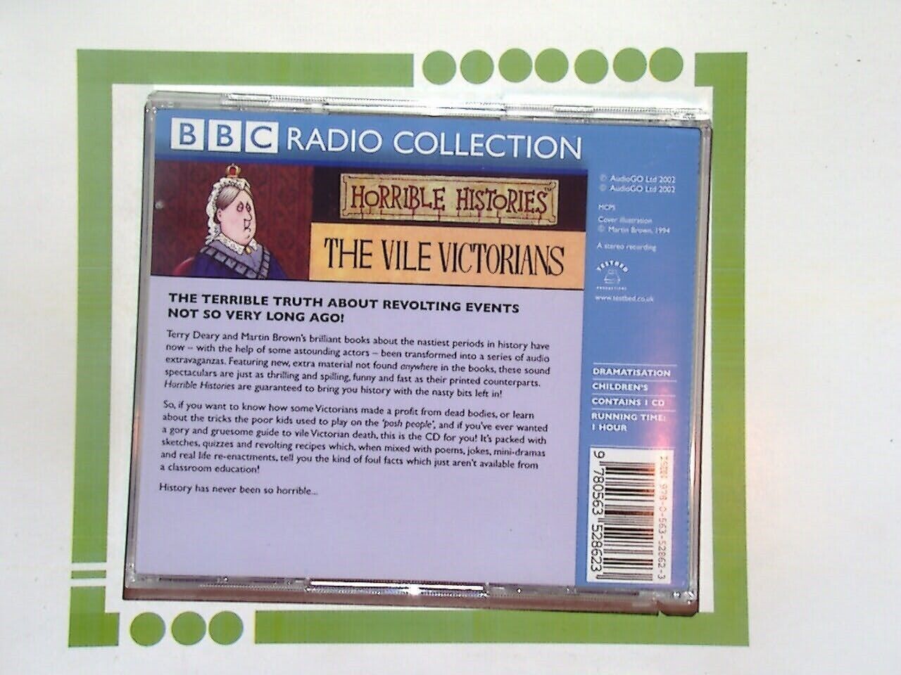 The Vile Victorians (BBC Radio Collection: Horrible Histories) Audio CD VGC