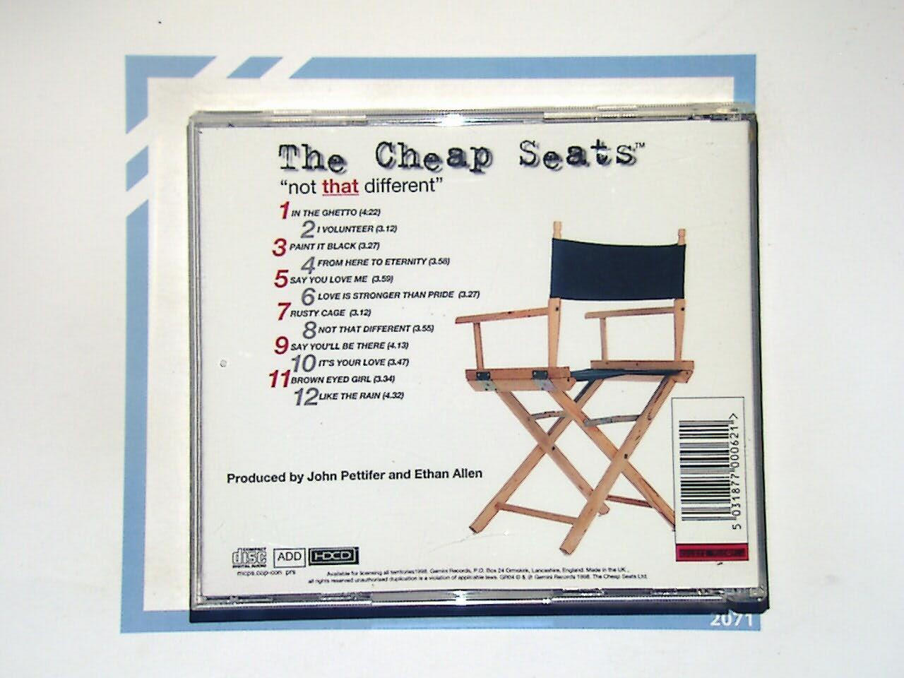 The Cheap Seats	Not That Different CD Nr Mint