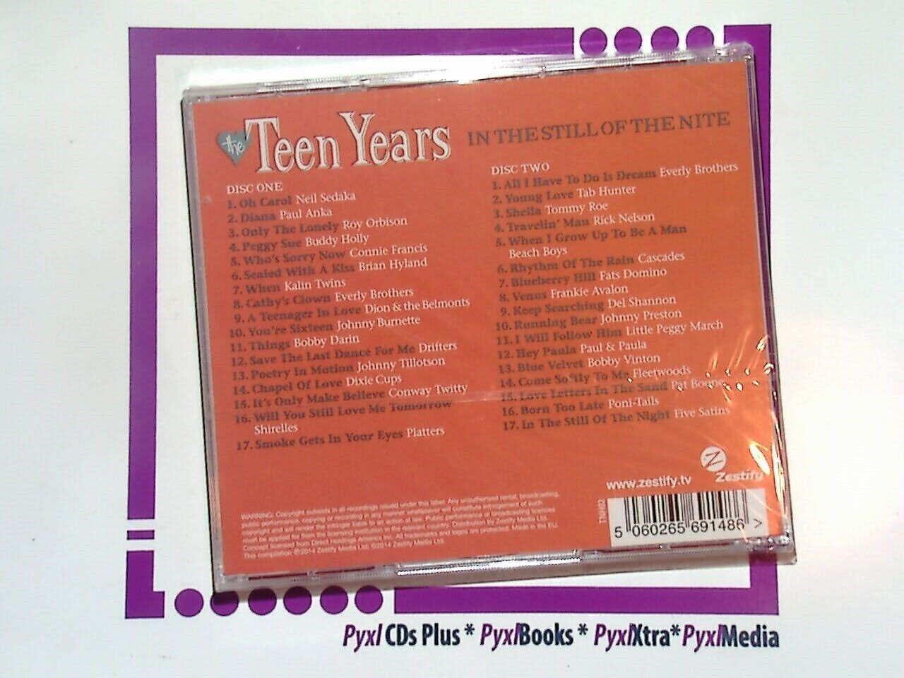 Various - The Teen Years In The Still Of the Nite 2CD New & Sealed