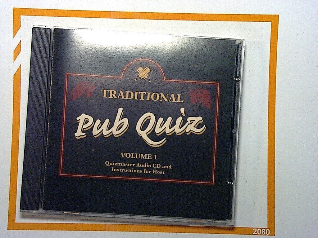 Traditional Pub Quiz	Volume 1 CD Mint