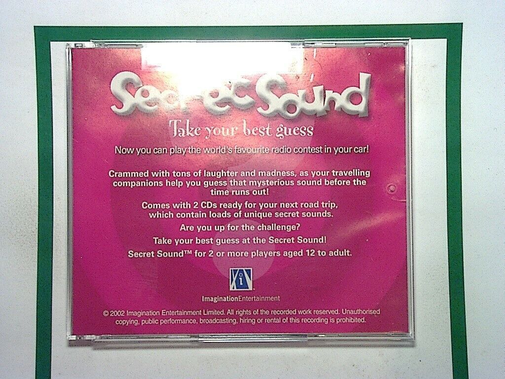 The Secret Sound Ultimate Travel Game 2CD Mint