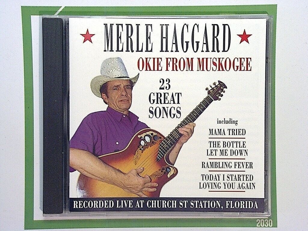 Merle Haggard	Okie from Muskogee: 25 Great Songs Live at Church Street CD Mint