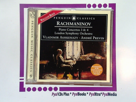 Vladimir Ashkenazy Andre Previn	Rachmaninov Piano Concertos 3 & 4 CD Mint
