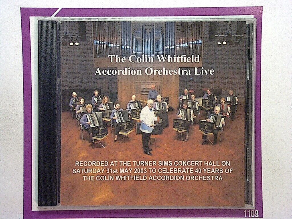 The Colin Whitfield Accordion Orchestra Live	Turner Sims Concert Hall CD Nr Mint