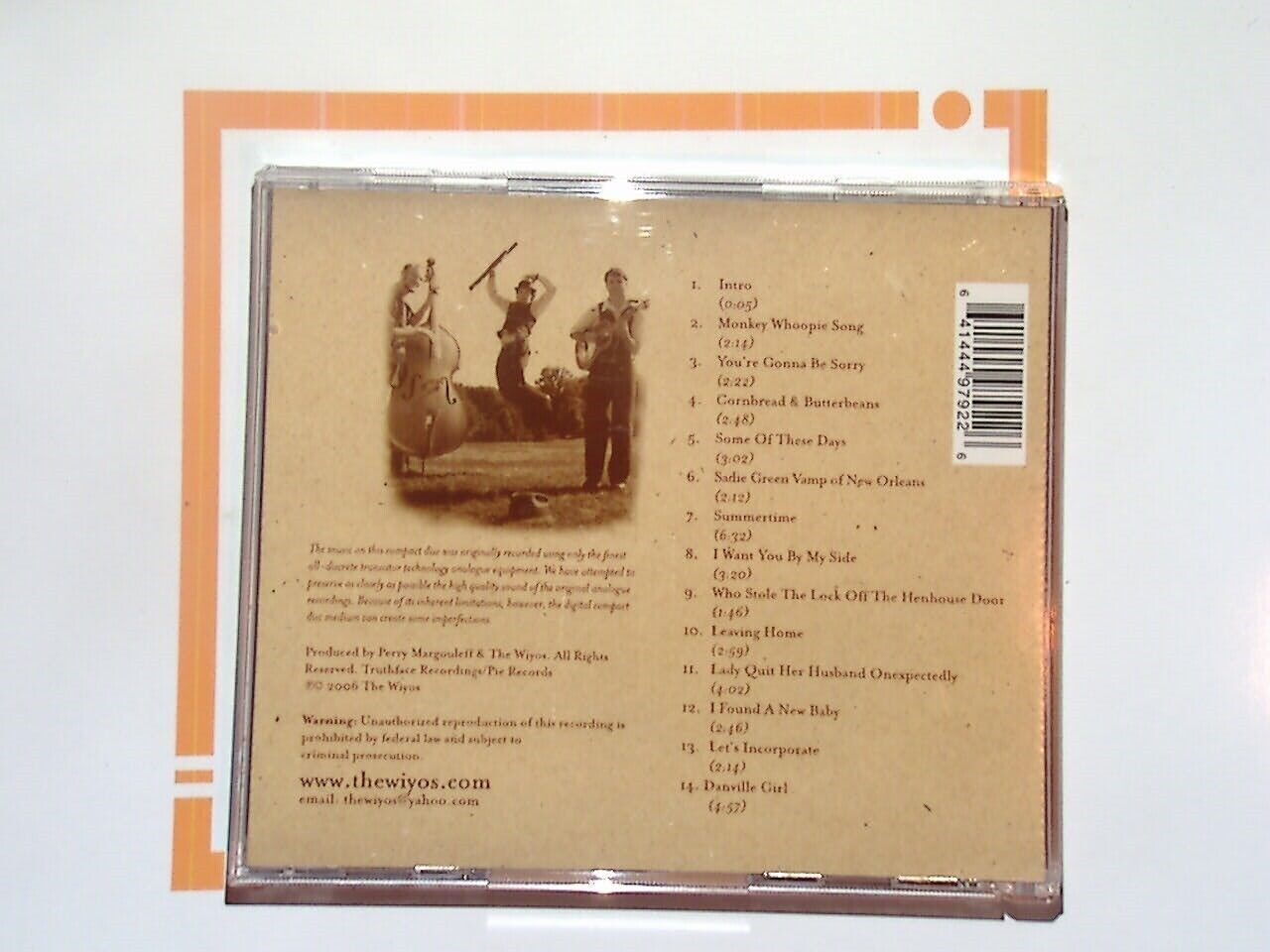 The Wiyos - Hat Trick CD Mint Rare Signed