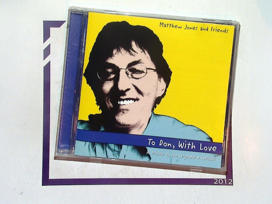 Matthew Jones and Friends	To Don, with Love CD Mint