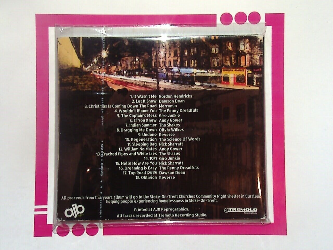 various - Home Less album 2019	Stoke On Trent CD VGC