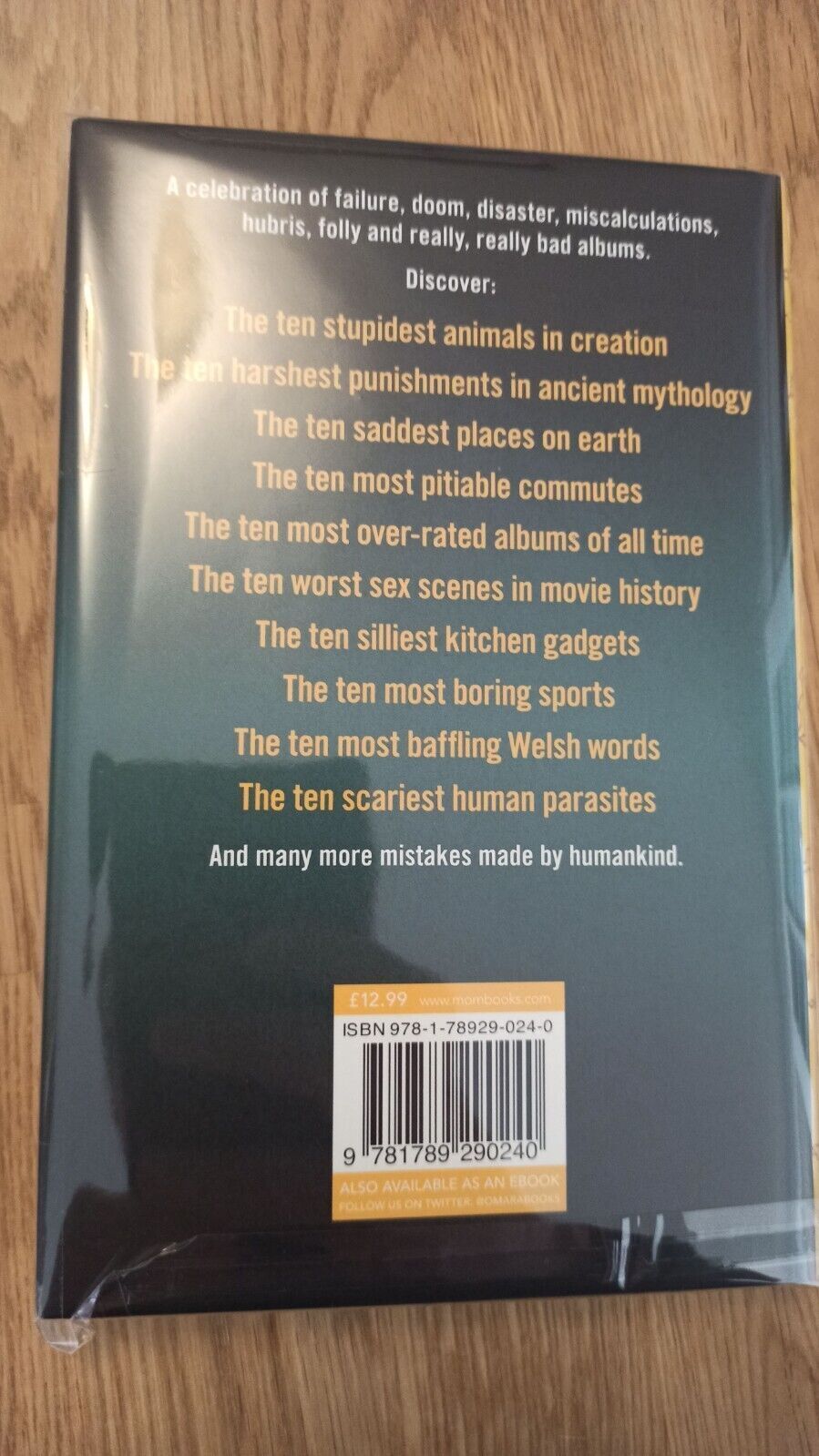 Sam Jordison - The 10 Worst of Everything HB  New