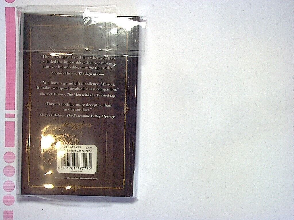 The Wit & Wisdom Of Sherlock Holmes Hardcover New