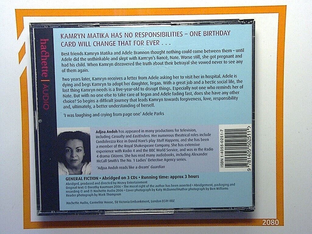 My Best Friend's Girl by Dorothy Koomson Audio Book 3CD Mint