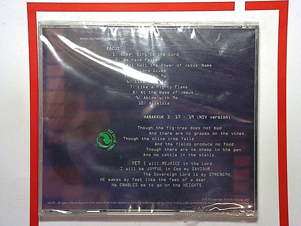 Michelle Heritage	Focus CD New & factory Sealed