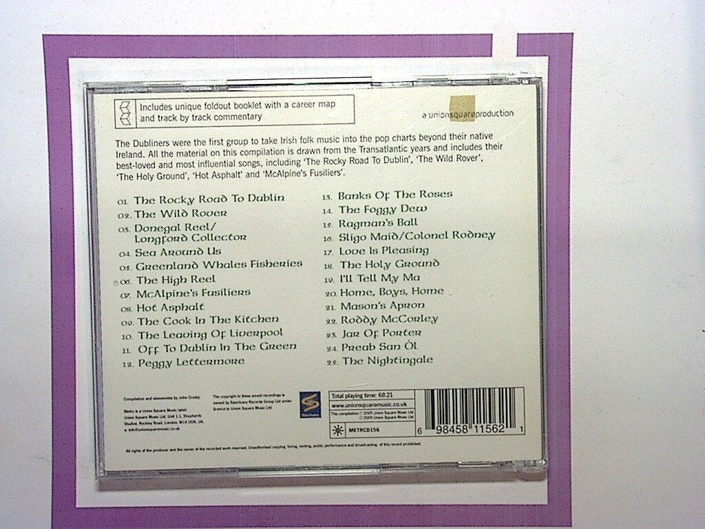 The Dubliners - Greatest Hits [Metro] (2005) Cd Nr Mint