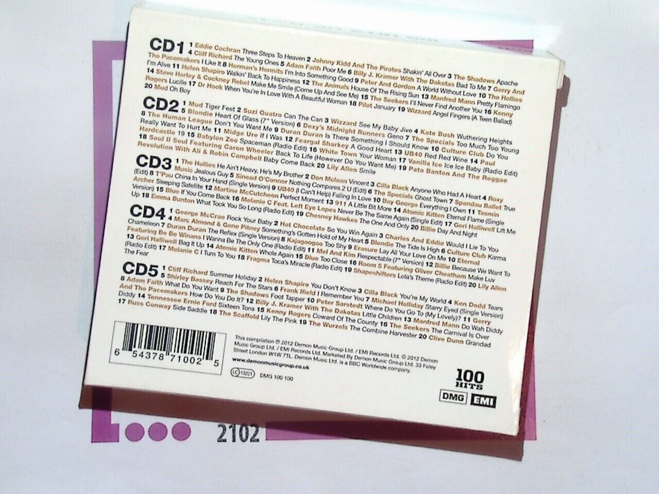 Various 100 Hits - Uk No.1S CD Nr Mint