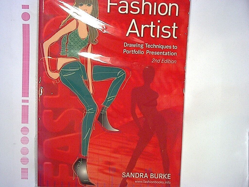 Sandra Burke - Fashion Artist - Drawing Techniques To Portfolio PB Nr Mint