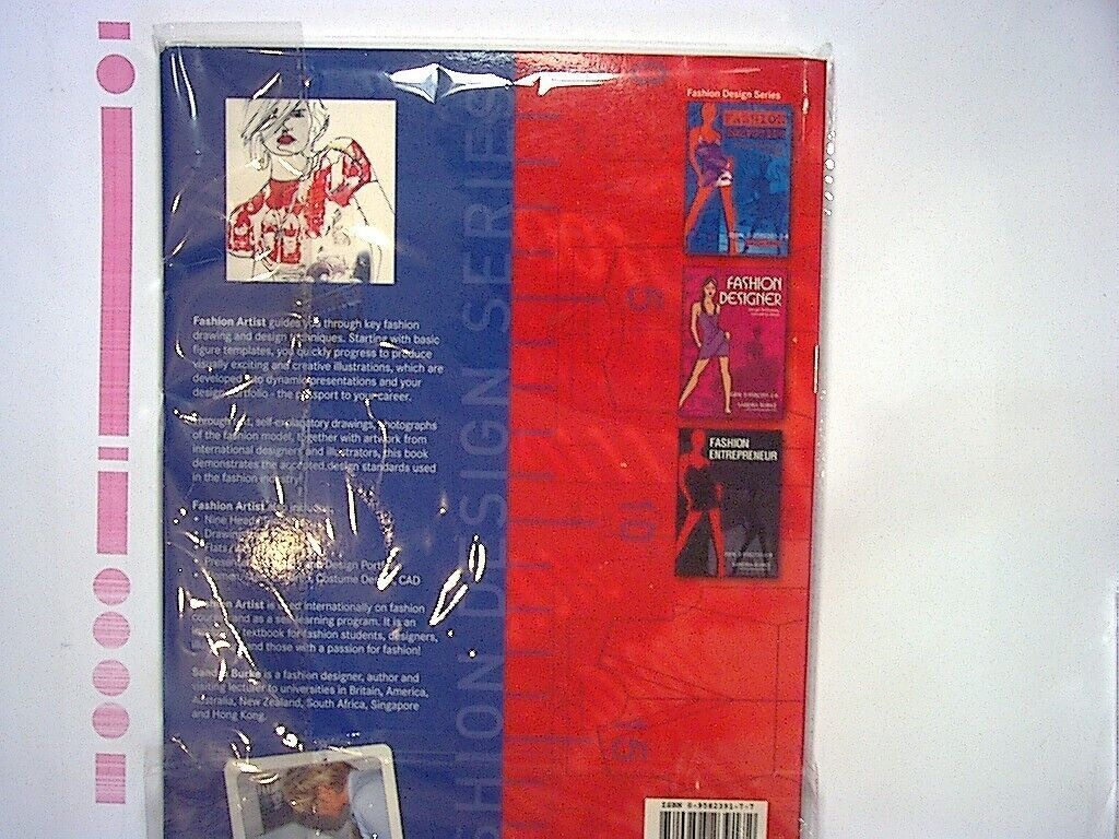 Sandra Burke - Fashion Artist - Drawing Techniques To Portfolio PB Nr Mint