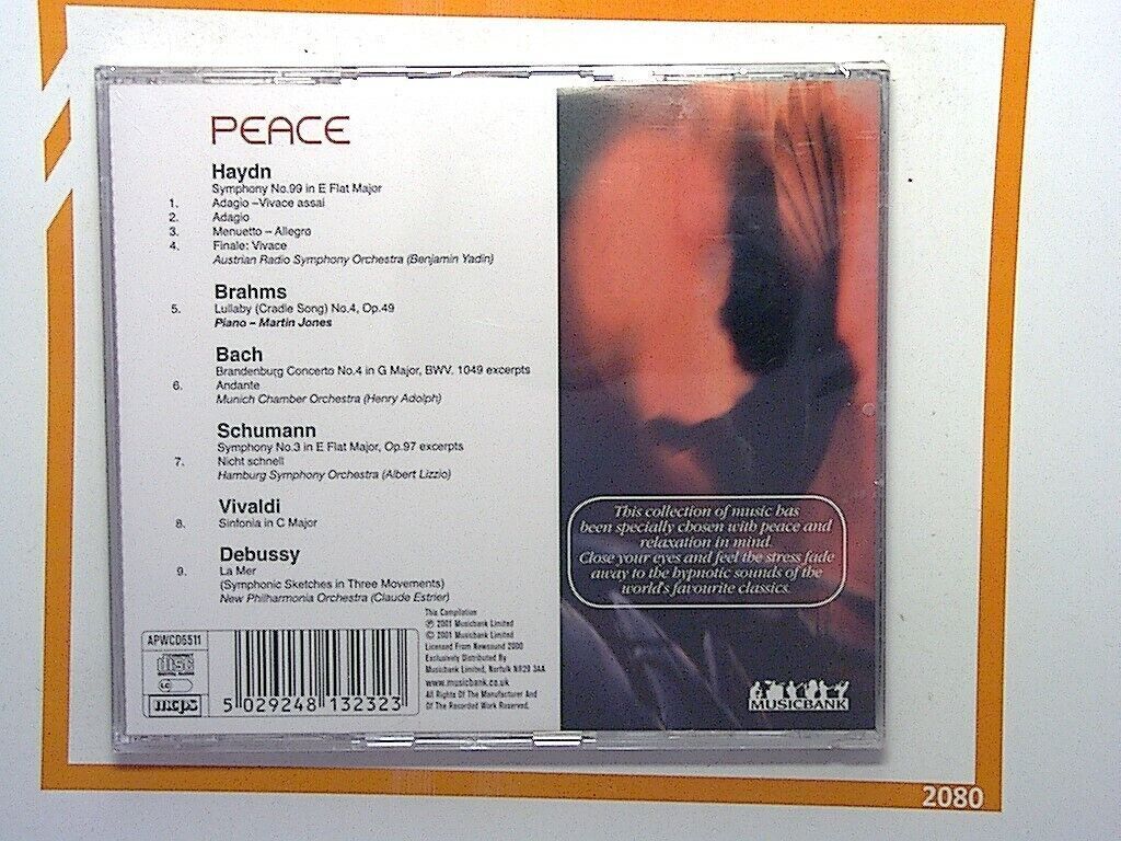 Peace	Peace - Relax With The Classics CD New & Factory Sealed