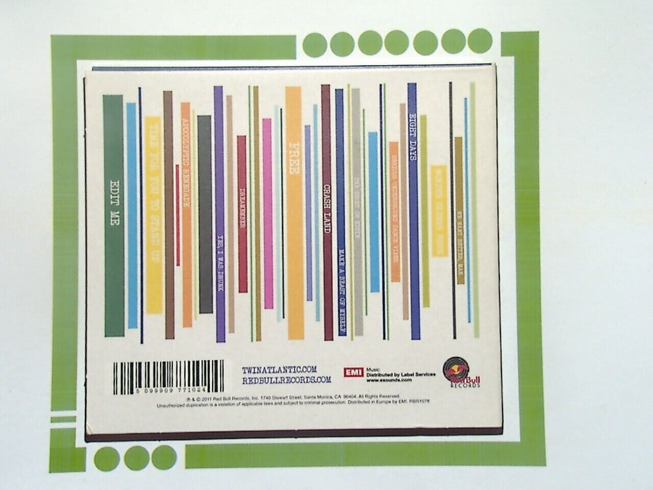 Twin Atlantic	Free CD Mint with Oversleeve