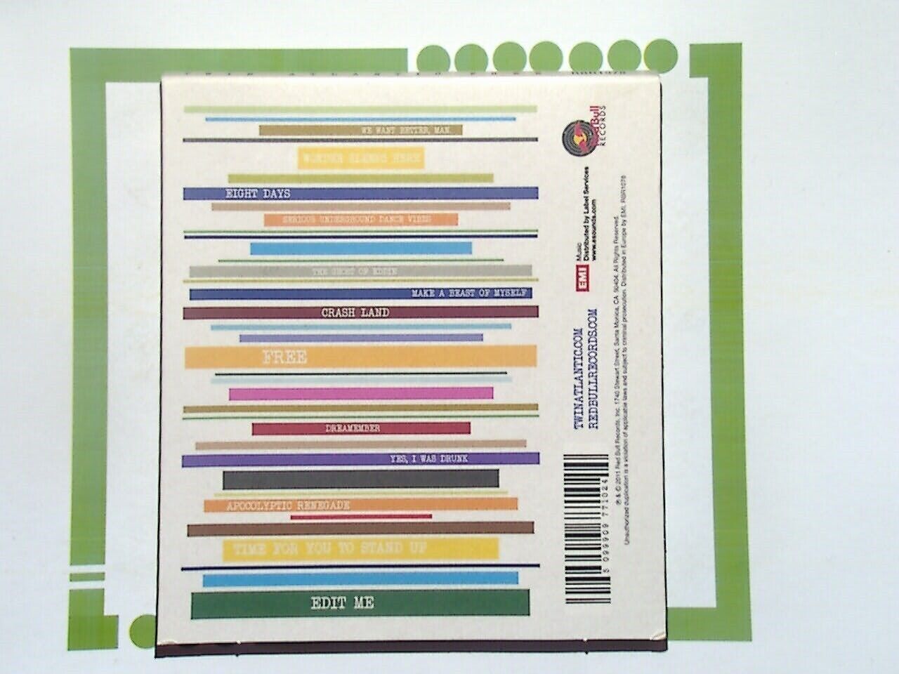 Twin Atlantic	Free CD Mint with Oversleeve