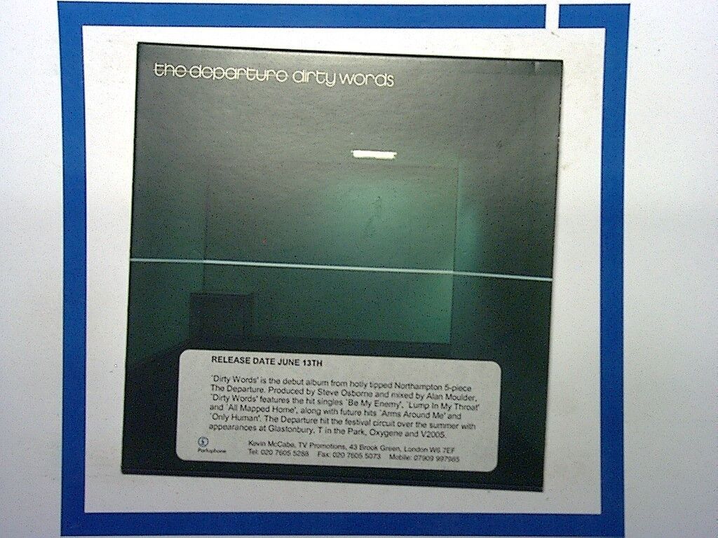 The Departure - Dirty Words (2005) Cd Mint