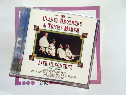 The Clancy Brothers & Tom Makem Live In Concert CD Mint